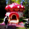 Château gonflable Champignon, hauteur 450 cm, jeu enfants 